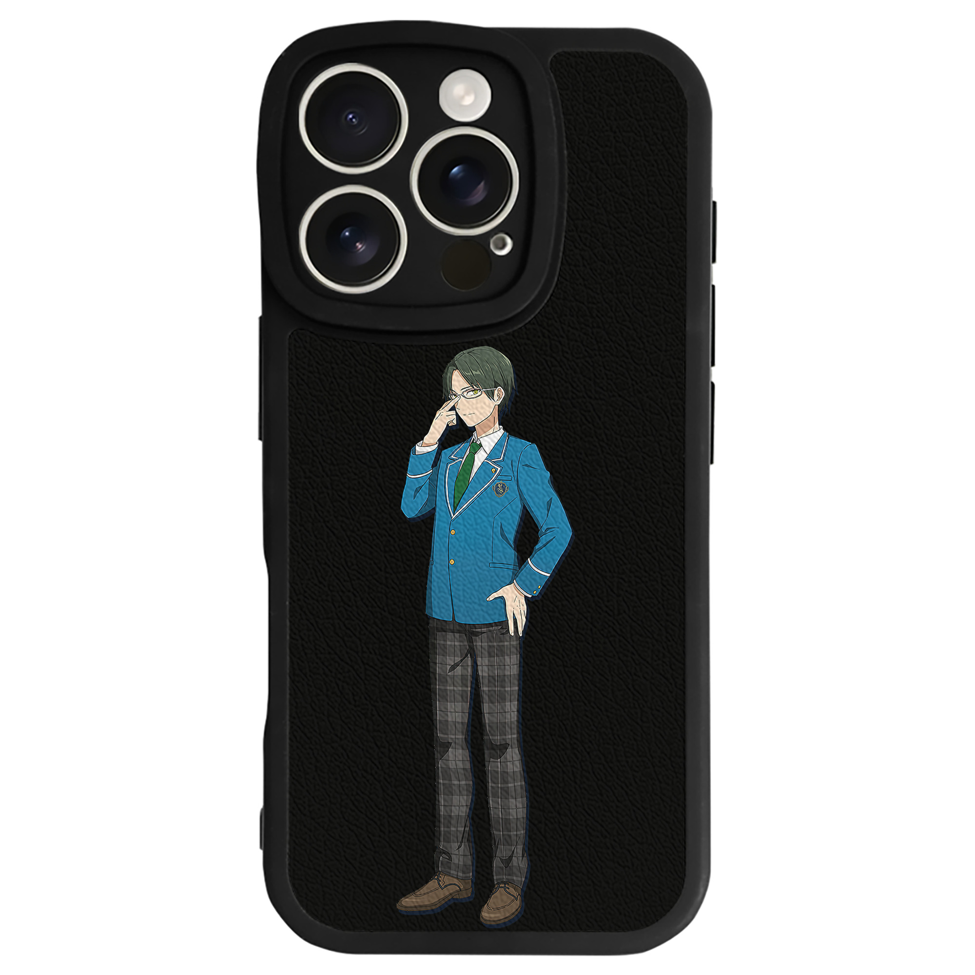 （画像用） あんさんぶるスターズ! Ensemble Stars 【iPhone 16シリーズ対応】シリコンスマホケース（レザー調） 材質：シリコン